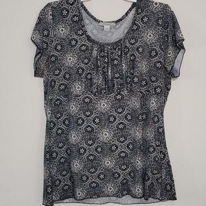 Dress barn gathered tee